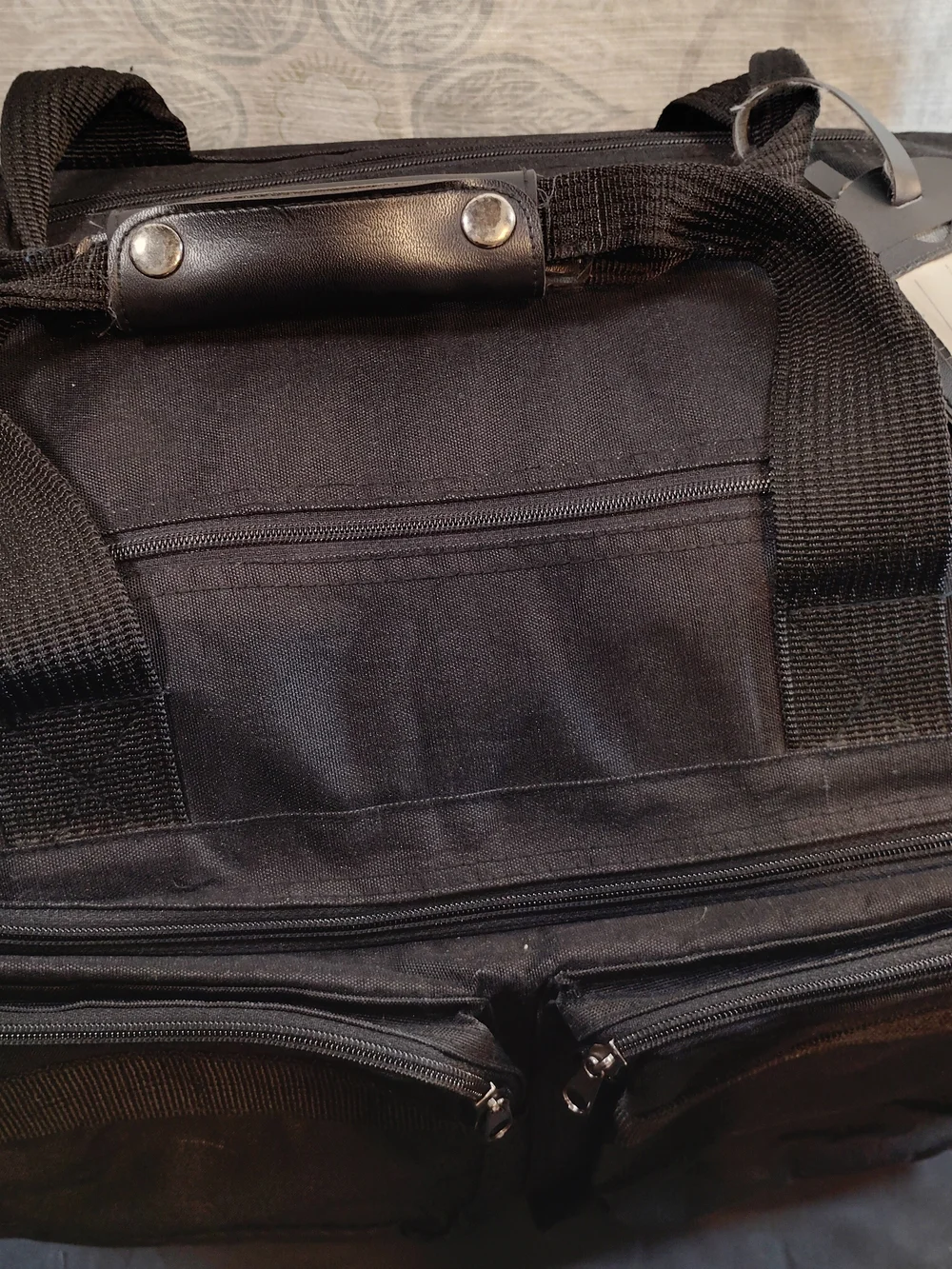 Sharper Image Black  Utility Travel /Duffel Bag